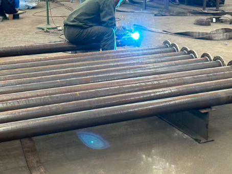 固原20#无缝注浆管加工108*6钢花管棚管